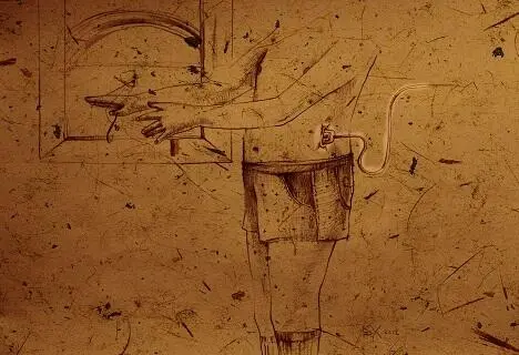 Ён прачнуўся і адразу паспрабаваў сесьці Унутры хруснула ён пакруціў галавой - фото 7