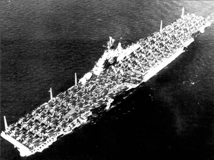 Авианосец CV9 Эссекс май 1944 г Корабль используется в качестве - фото 43