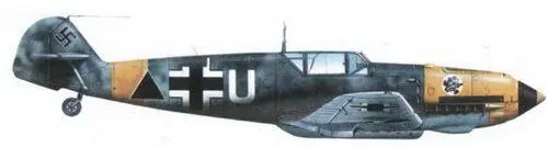 Me 109Е7В из ISchG 1 южный участок Восточного фронта лето 1942 года - фото 160