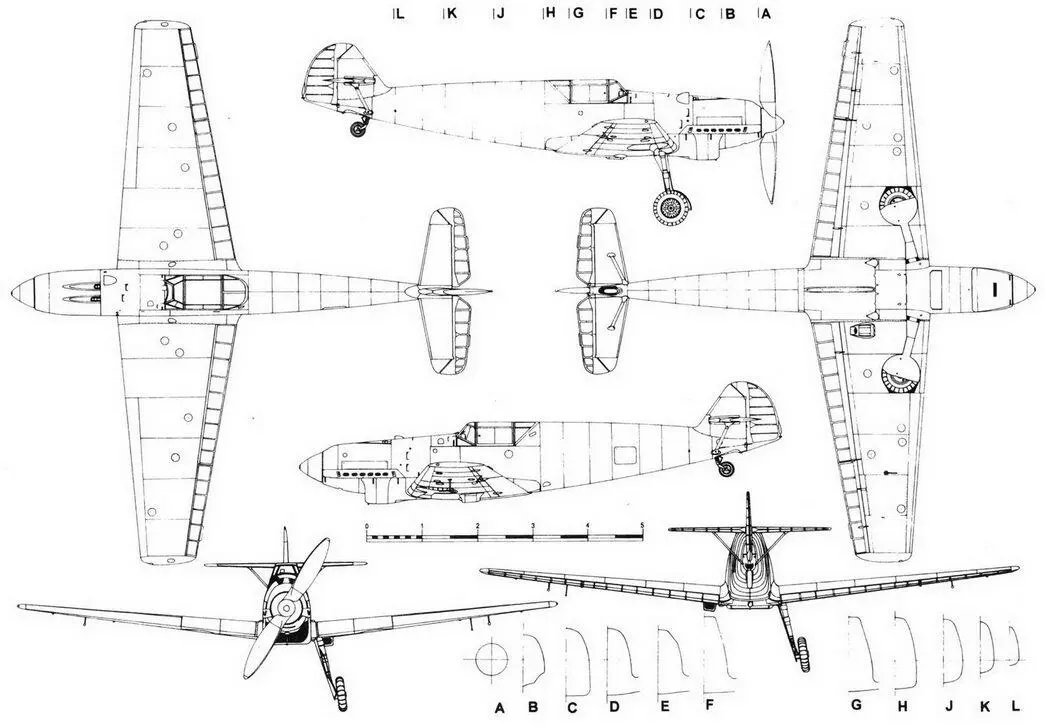 Me 109 В ранних серий таким мессер воевал в Испании Me 109 В средних - фото 99