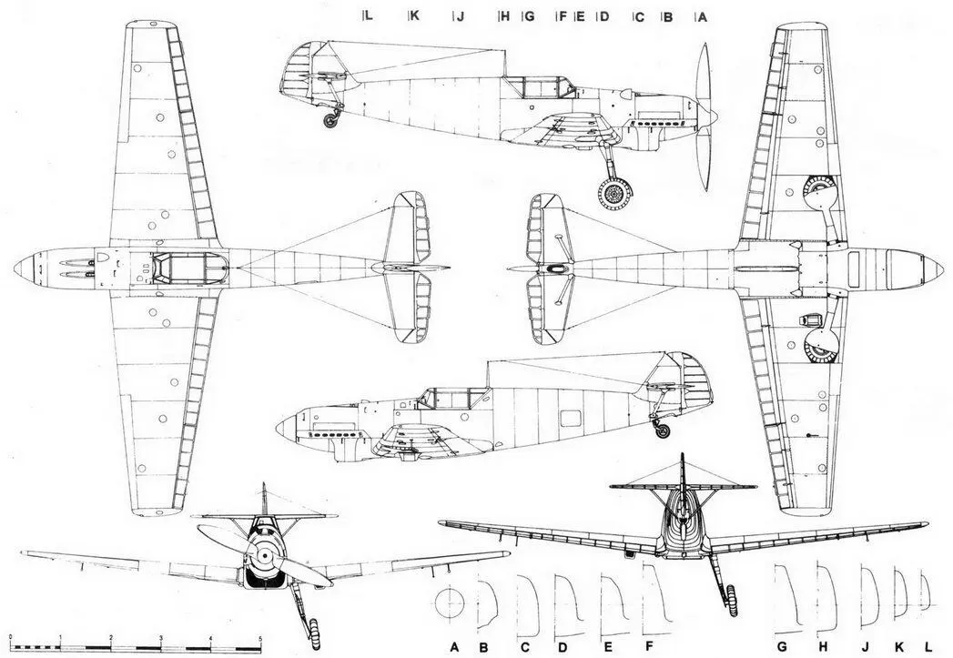 Me 109 В средних серий Me 109 В средних серий с металлическим винтом VDM - фото 100