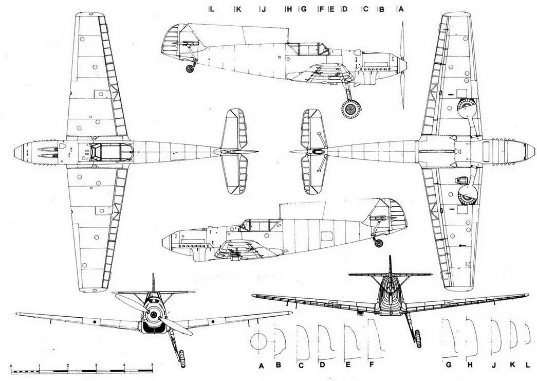 Me 109 D1 поздних серий Me 109 V13 осень 1937 г Me 109 V13 лето 1937 г - фото 108