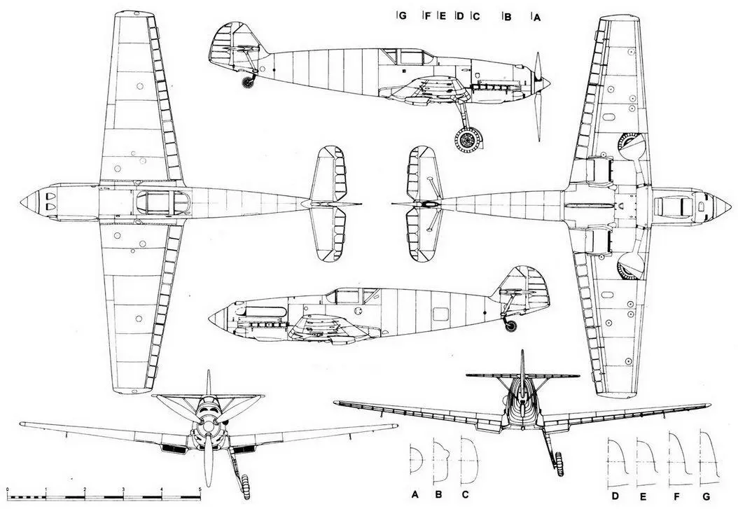 Me 109 V13 осень 1937 г Me 109 V13 лето 1937 г Me 109 Е0 - фото 109