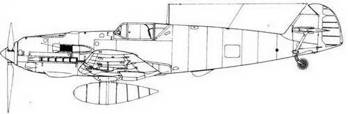 Me 109 Е7 trop с радиокомпасом Me 109 Е7В переделка из Е3 с пилоном ETC - фото 124