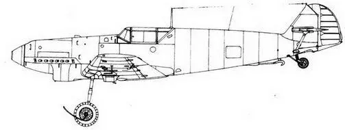 Me 109 V17 Me 109 V17a Me 109 V15 Me 109 E0 - фото 132