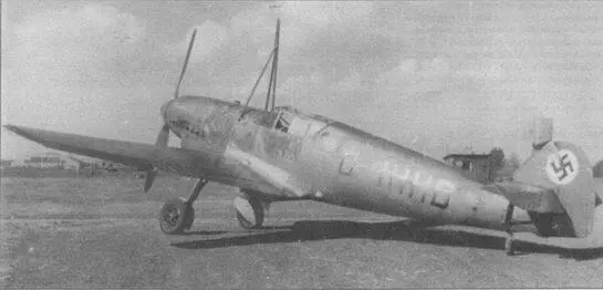 Me 109В0 DIHHB использованный для интенсивных летных испытаний Обратите - фото 40