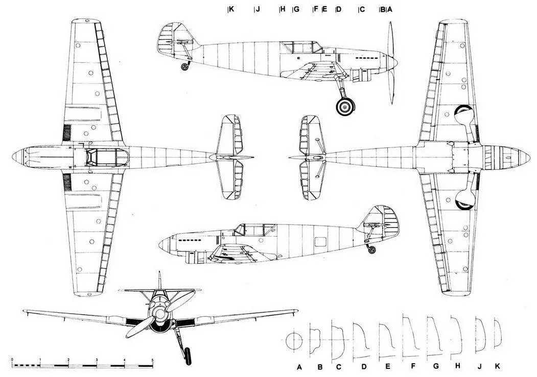 Me 109 a Me 109 V3 Me 109 V4 Me 109 V6 - фото 91
