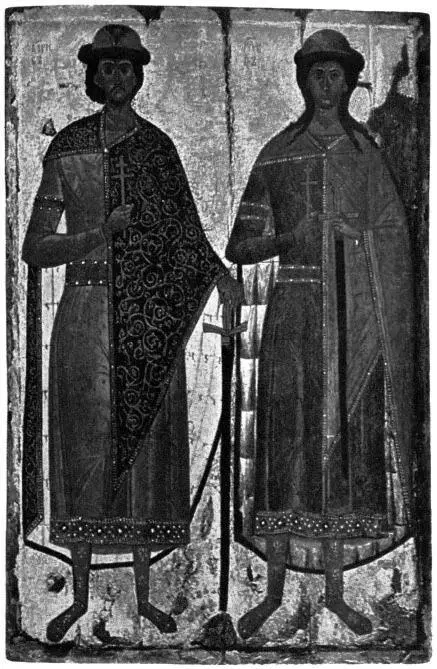 Saints Boris and Gleb their martyrdom in 1015 was used to legitimate the Grand - фото 5