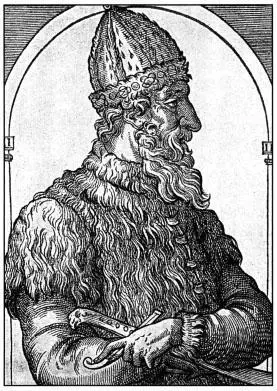 Portrait of Ivan III Sixteenthcentury woodcut by Hirschvogel Russian - фото 9