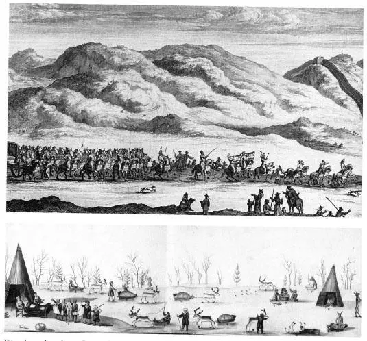 Woodcut showing a Lapp shamans view of the world Access to Japan Alaska and - фото 20