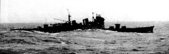 Миоко в конце 1942 года идет через шторм Ремонт в Сасебо Хагуро и - фото 66