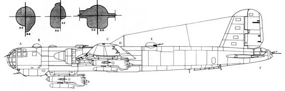 He 177A5R5 с тремя ракетами Hs 293 под крыльями и фюзеляжем Не 177A6R1 - фото 48
