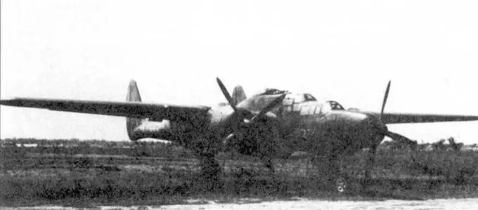Истребитель P61B из 427 BFS Бирма 1945 г Черная краска здорово облезла - фото 123