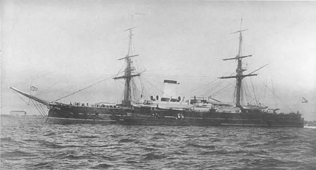Адмирал Нахимов на Большом Кронштадтском рейде вверху и у берегов Америки - фото 41