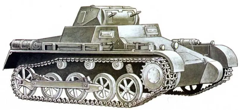 PzKpfwt AusfA Один из первых серийных танков участвовавших в 1935 г на - фото 61