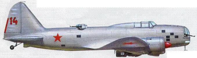 Дальний бомбардировщик ДБ3 2М87Б 42го дбап Карельский фронт февраль 1940 - фото 46