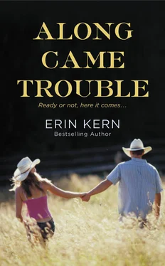 Erin Kern Along Came Trouble обложка книги