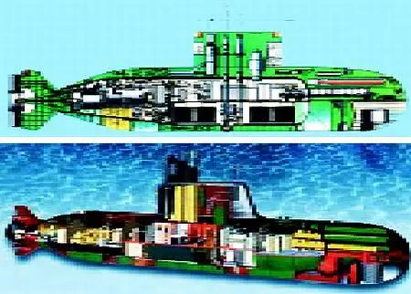 Малая подлодка ПираньяТ Ее нормальное водоизмещение составляет 250 т - фото 11