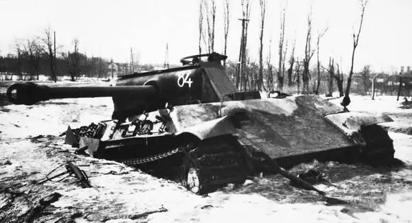 Застрявший и брошенный экипажем танк PzV AusfG Panther Район озера - фото 70