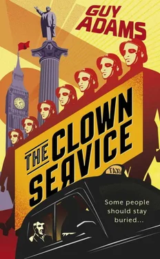 Guy Adams The Clown Service обложка книги