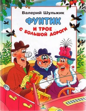 Валерий Шульжик Фунтик и трое с большой дороги обложка книги