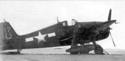 F6F5 из CV19 с эмблемой в виде подковы Авианосец Hancock ноябрь 1944 - фото 46