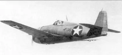 3611 серийный F6F3 из VF4 Аламеда 15 мая 1943 года Самолет в двухцветном - фото 50