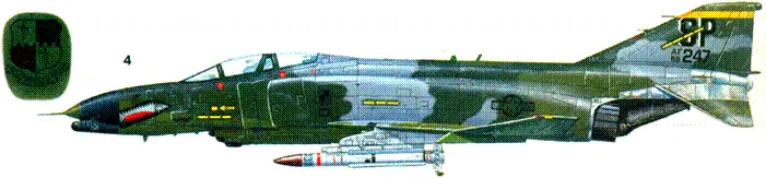 4 F4G Уайлд Уизл 769262 ВВС США 52 TFW81TFS Шпангдахлем ФРГ 1981 г - фото 154