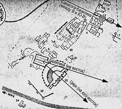 Рис 177 Направление алтарей святилищ цирка базилики и синагогибазилики - фото 79