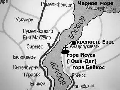 Рис 345 Современная карта северной части Босфора у его впадения в Черное - фото 151