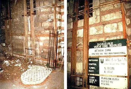 1996 год Реставраторы меняют старые русские железные решетки в окнах - фото 247