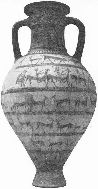 A BEAUTIFUL ARCHAIC AMPHORA Compare the horses and other animals with the - фото 67