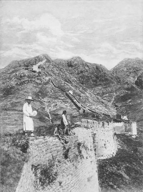 THE GREAT WALL OF CHINA As it crosses the mountains in Manchuria Photo - фото 104