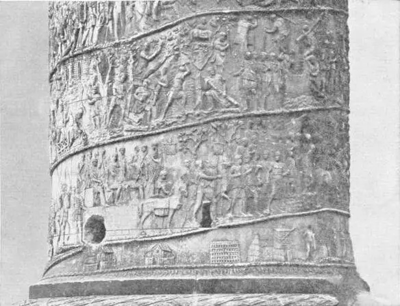 THE COLUMN OF TRAJAN AT ROME Representing his conquests at Dacia and - фото 113