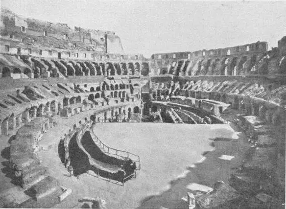INTERIOR OF THE COLISEUM AT IT APPEARS TODAY But there were very considerable - фото 120