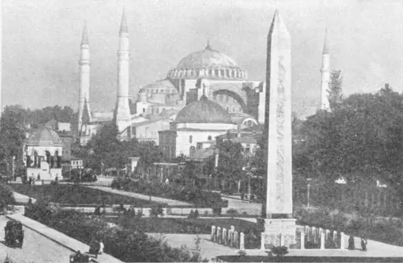 THE CHURCH NOW A MOSQUE OF S SOPHIA CONSTANTINOPLE The obelisk of - фото 134