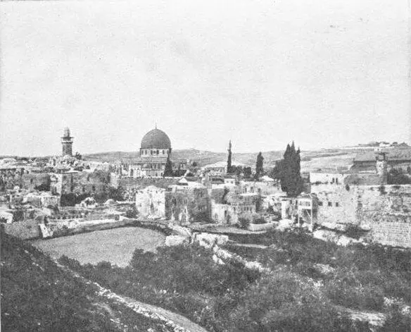 JERUSALEM SHOWING THE MOSQUE OF OMAR Photo Lehnert Landrock Very - фото 143