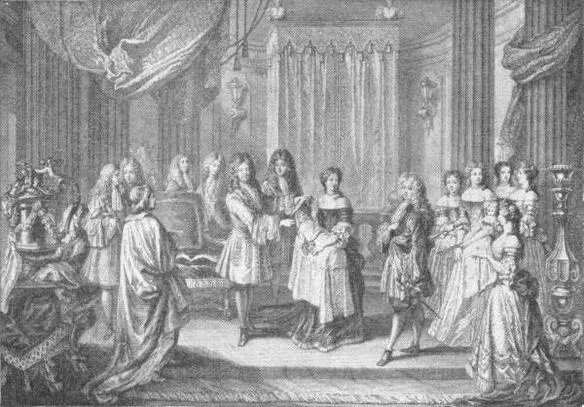 THE COURT AT VERSAILLES From the print after Watteau in the British Museum - фото 169