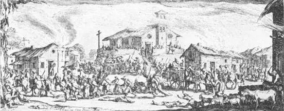 THE SACK OF A VILLAGE DURING THE FRENCH REVOLUTION From Callots Miseres - фото 170