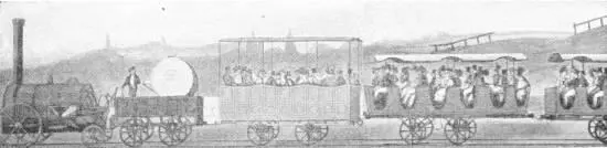 EARLY TRAVELLING ON THE LIVERPOOL AND MANCHESTER RAILWAY 1833 Here was a - фото 183