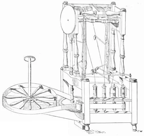 MODEL OF ARKWRIGHTS SPINNING JENNY 1769 From the specifications in the - фото 186