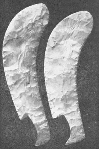 FLINT KNIVES OF 4500 BC Excavated 1922 by the British School of Archæology - фото 57