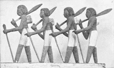 EGYPT PEASANTS GOING TO WORK From an ancient and curiously painted model in - фото 58