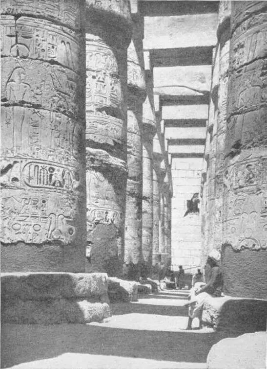 THE GREAT HYPOSTYLE HALL AT KARNAK Photo D McLeish Round the northeast - фото 64