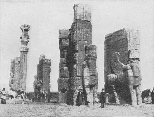THE GREAT PORCH OF XERXES AT PERSEPOLIS Photo Major W F P Rodd The - фото 73