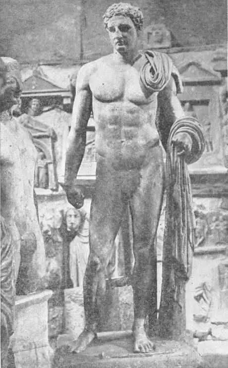 STATUE OF MELEAGER Note the progress in plastic power from the earlier wooden - фото 79