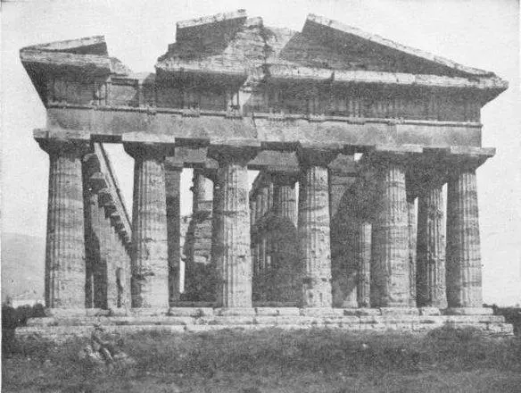 THE TEMPLE OF NEPTUNE POSEIDON PÆSTUM SICILY Photo Alinari And we - фото 81