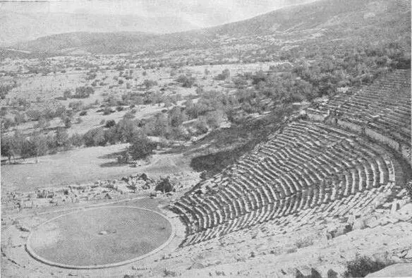 THE THEATRE AT EPIDAUROS GREECE A wonderfully preserved specimen showing the - фото 87