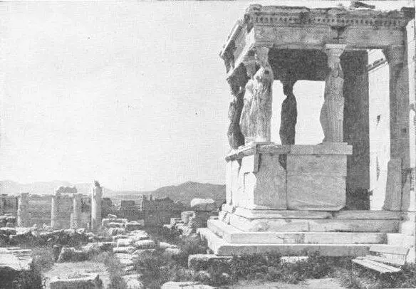 THE CARYATIDES OF THE ERECHTHEUM The ancient sanctuary on the Acropolis at - фото 88