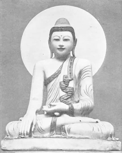 A BURMESE BUDDHA Marble Figure from Mandalay eighteenth century work now in - фото 97